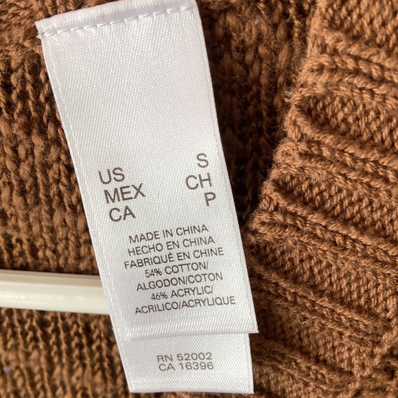 Liz & Co Cropped Cotton Blend Cardigan Size S - Picture 2 of 5